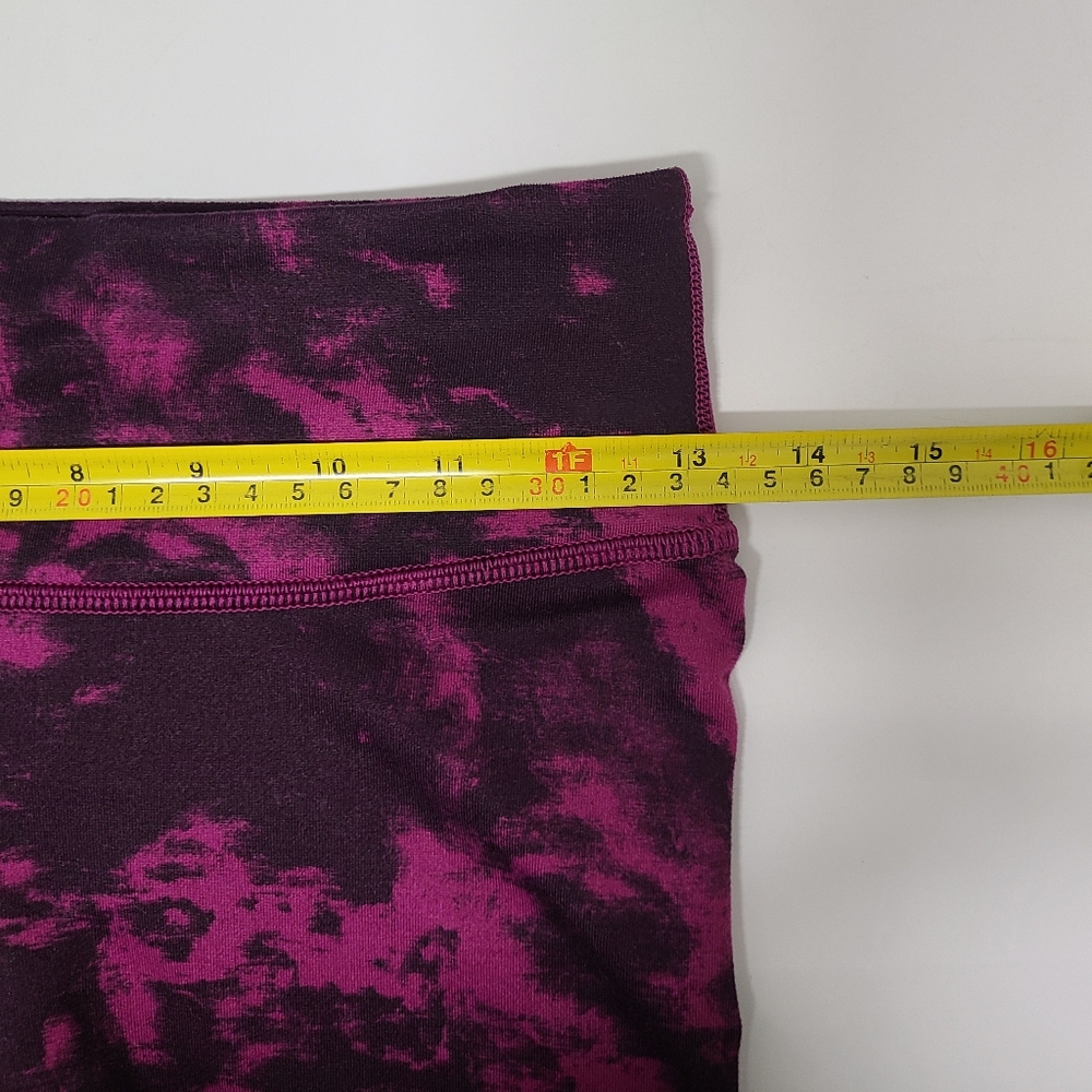Lululemon Wunder Under Crop II Leggings Full-On Luon Breezie Regal Plum/Black 4 - Picture 10 of 12